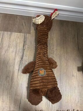 K9 Tuff Guard Brown Plush Dog Toy - Long Squeaky Giraffe